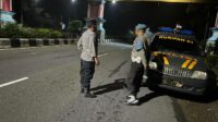Patroli Blue Light Polsek Kuripan Jaga Keamanan Jalur Panjang Bil I dan Bil II Hingga Dini Hari