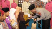 Kapolres Lobar Berbagi Kasih, Anak Yatim Panti Asuhan Terharu