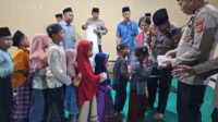 Polsek Gerung Gelar Buka Puasa dan Santunan, Bahagiakan Anak Yatim