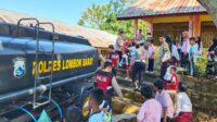 Polres Lombok Barat Salurkan 5.000 Liter Air Bersih, Wujud Kepedulian di Hari Bhayangkara Ke-79