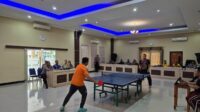 Semarak Final Tenis Meja Polres Lombok Barat HUT Bhayangkara ke-79