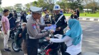 Edukasi dan Teguran Persuasif Warnai Operasi Patuh di Timur Bundaran GMS, Lombok Barat