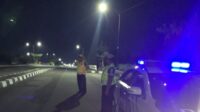 Patroli Malam Satlantas Polres Lombok Barat Jaga Ketertiban Arus Lalu Lintas dan Cegah Balap Liar