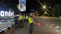 Patroli Malam Satlantas Polres Lombok Barat Jaga Ketertiban Lalu Lintas dan Cegah Balap Liar