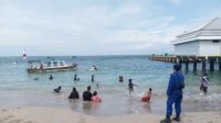 Pantai Senggigi Dijaga Ketat, Polisi Imbau Keselamatan Wisatawan