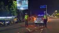Satlantas Polres Lobar Sisir Bypass BIL 1-2, Cegah Balap Liar Malam Hari