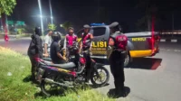 Cegah Kriminalitas, Sat Samapta Polres Lobar Sisir Jalur Bypass BIL