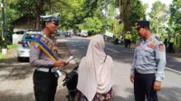 Satlantas Polres Lombok Barat Gelar Operasi di Jalur Kediri