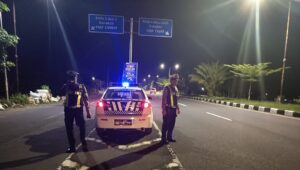 Cegah Balap Liar, Polisi Sisir Bypass BIL II Malam Hari