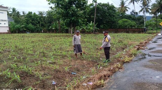 Cara Polsek Gerung Motivasi Petani di Lombok Barat